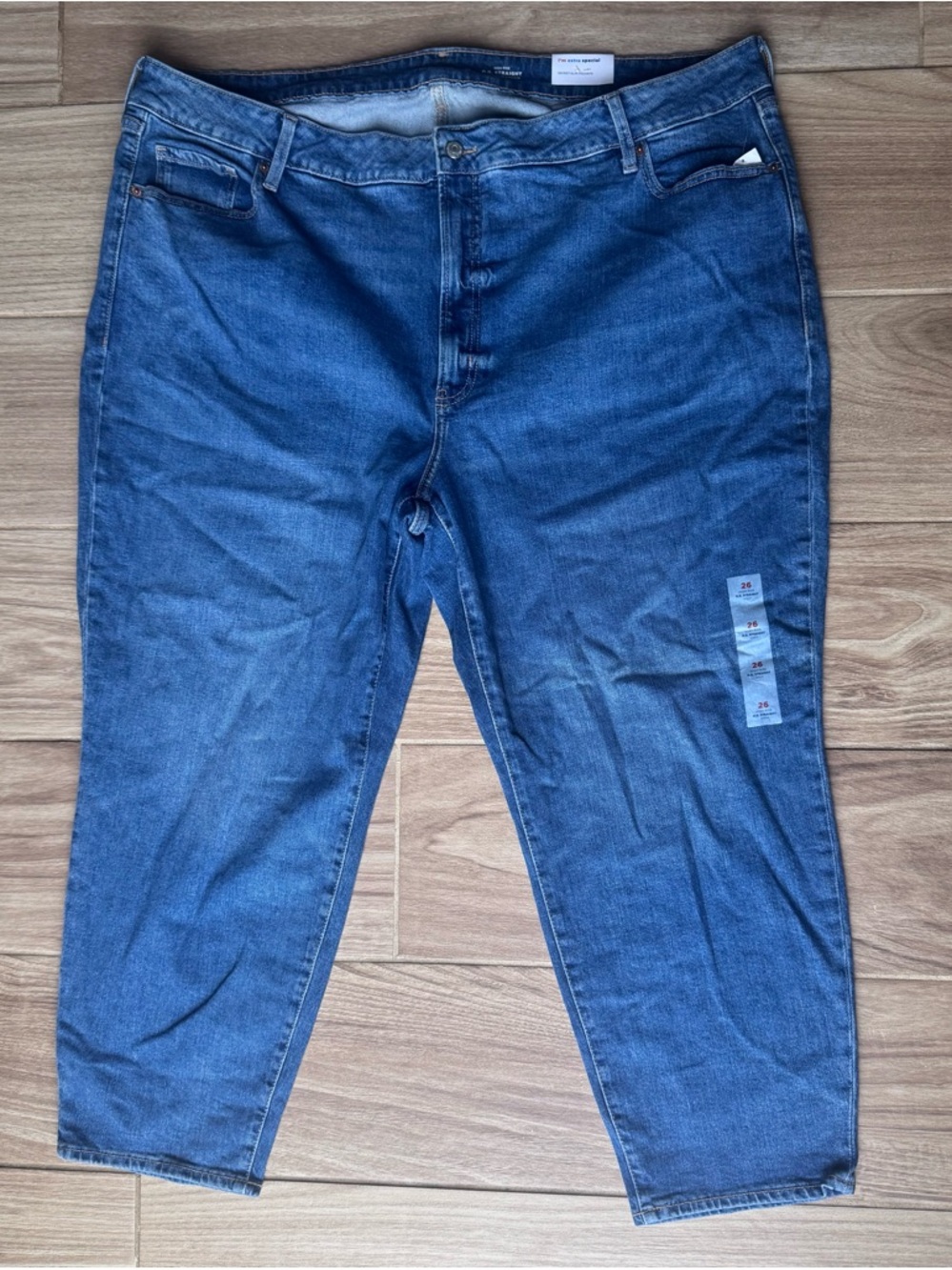 Old Navy High-Rise OG Straight Women's Dark Blue Jeans NWOT (NEW NO TAG)